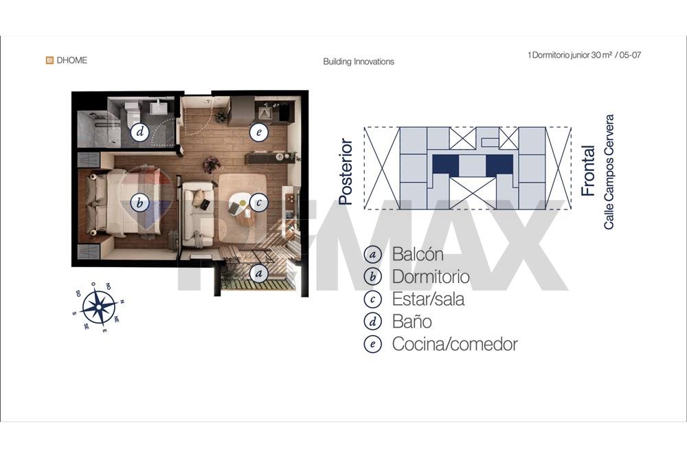 Foto 3 de Monoambiente en venta en Asunción · 42 m²