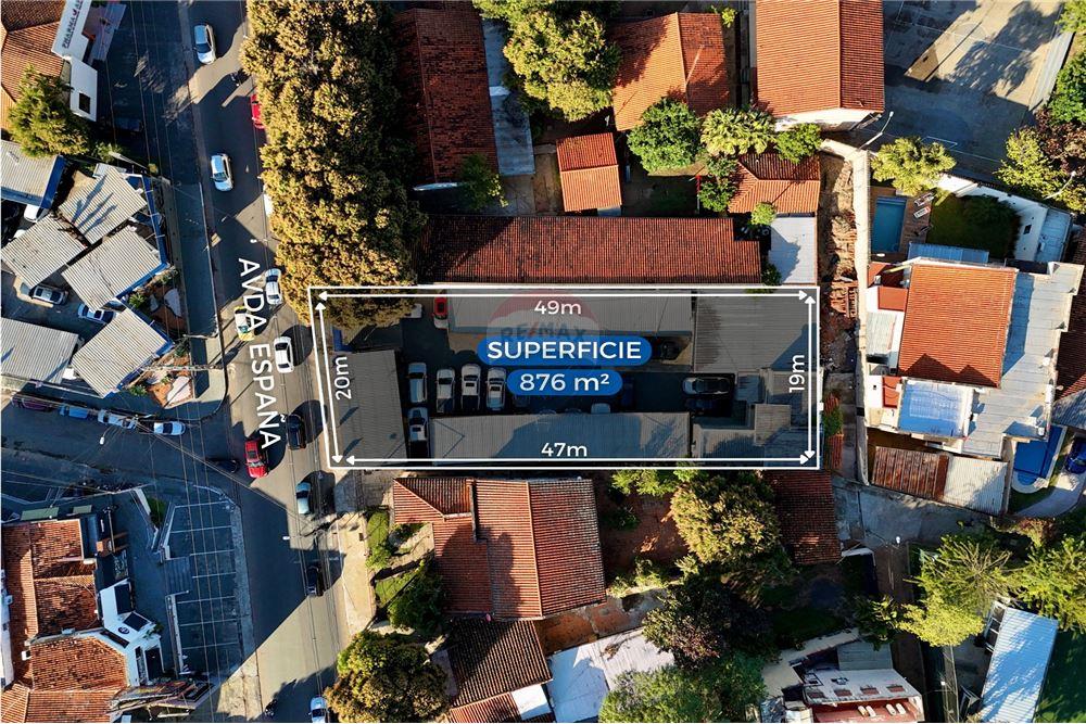 Terreno en venta en Asunción · 877 m²
